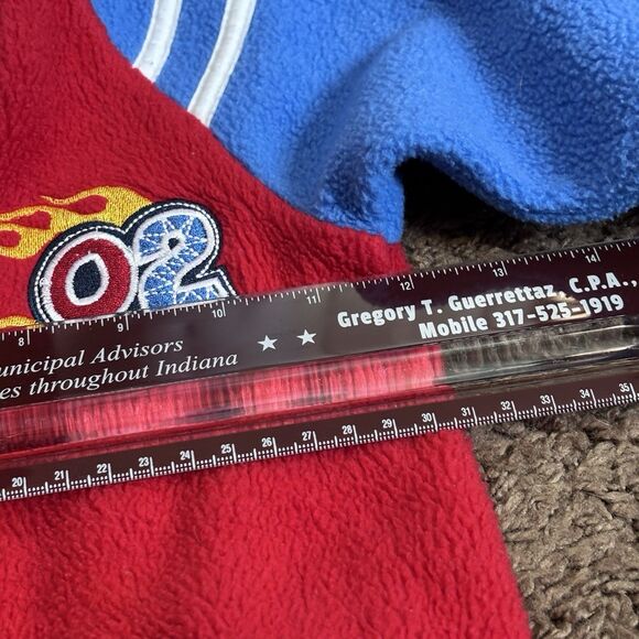 Okie Dokie Fleece Red Sleeper Boys Size 18m Zip Up Warm Footed Pajamas Race Car - Picture 16 of 16